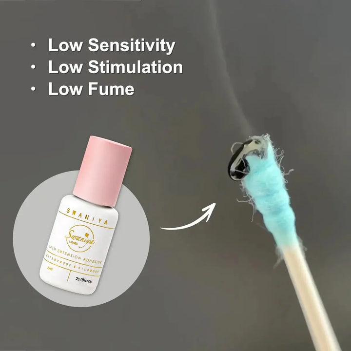 Lash Glue 2s dry Waterproof and Black ColorSwaniyalashes