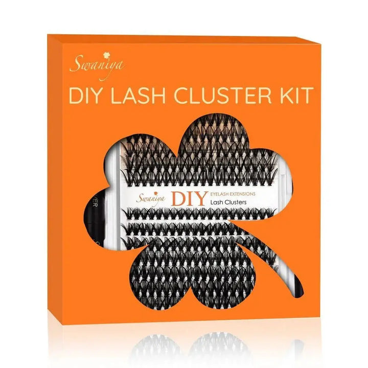 DIY Lash Clusters Kits 30D+40D D curl 10-16MIX - Swaniyalashes