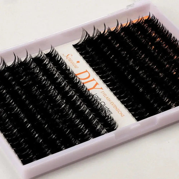 DIY Lash Cluster Kits 80D+100D D curl 10-16MIX - Swaniyalashes