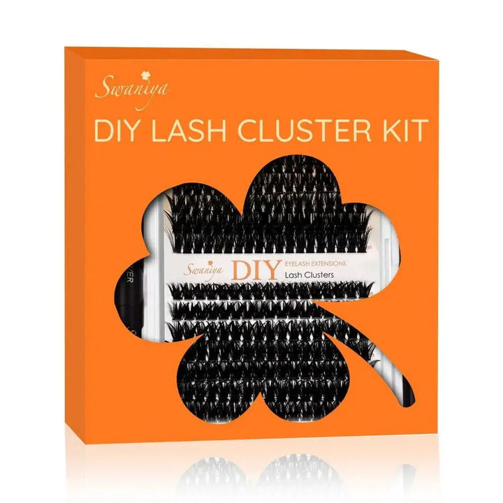 DIY Lash Cluster Kits 80D+100D D curl 10-16MIX - Swaniyalashes