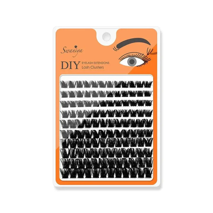 DIY Lash Cluster LC20 D curl 10-16MIX - Swaniyalashes