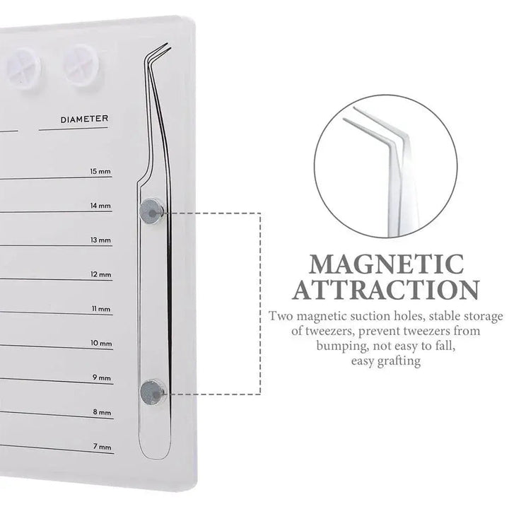 Magnetic Eyelash Scale PlateEyelash scale plateSwaniyalashes