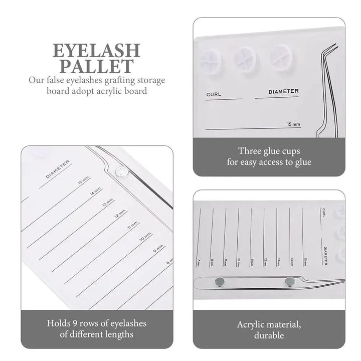 Magnetic Eyelash Scale PlateEyelash scale plateSwaniyalashes
