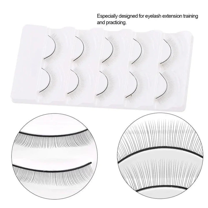 Practicing False Eyelashes - Swaniyalashes
