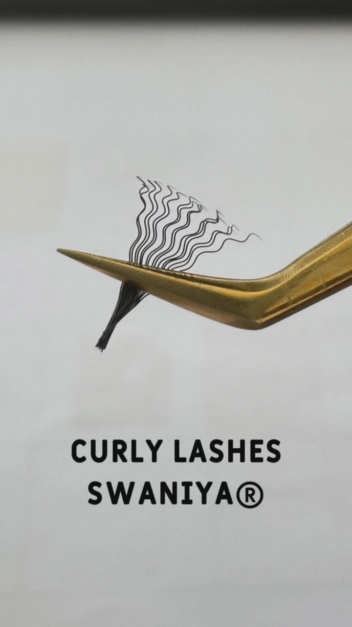 Wool Curly Lash Extenisons - Swaniyalashes
