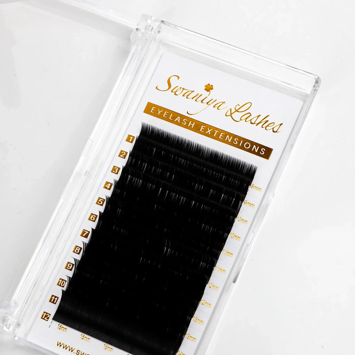 Ellipse Flat Lash Extensions 0.15mm - Swaniyalashes