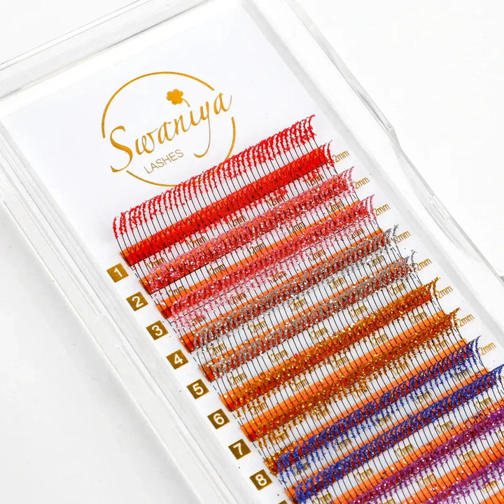 Glitter Spikes Lashes 0.15mm - Swaniyalashes