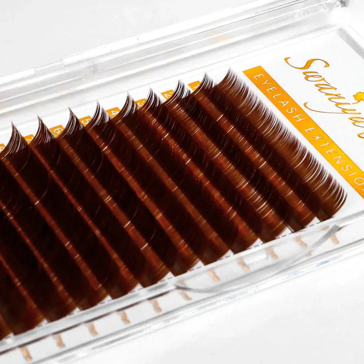 Middle Brown Lashes - Swaniyalashes