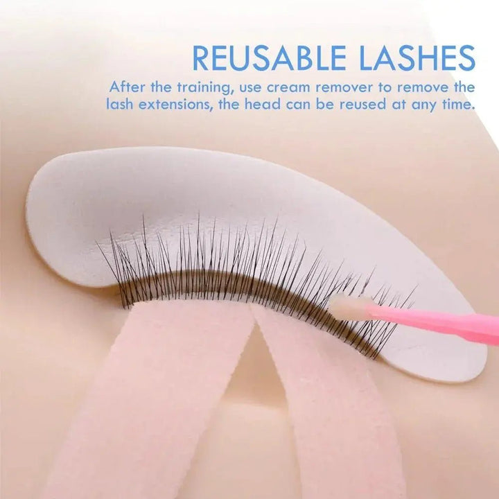 Training Mannequin Head (with lashes)Training MannequinSwaniyalashes