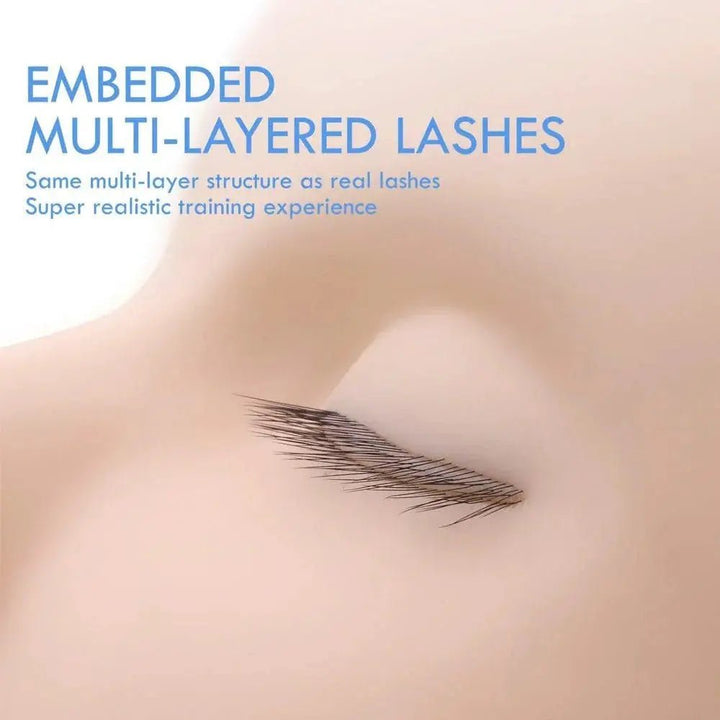 Training Mannequin Head (with lashes)Training MannequinSwaniyalashes