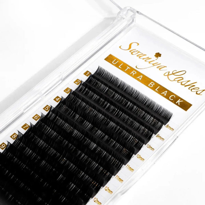 Volume Lash Extensions 0.05mm Ultra Black MaterialsSwaniyalashes