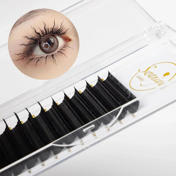 Wool Curly Lash Extenisons - Swaniyalashes